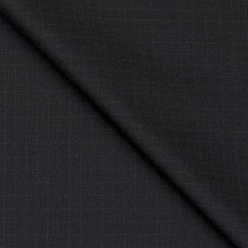 Koti Fabric Raymond Wool Blended Small Check Colour Blackish Brown