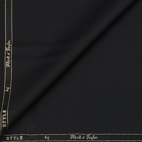 Koti Fabric Reid N Taylor Poly Viscose Plain Colour Black