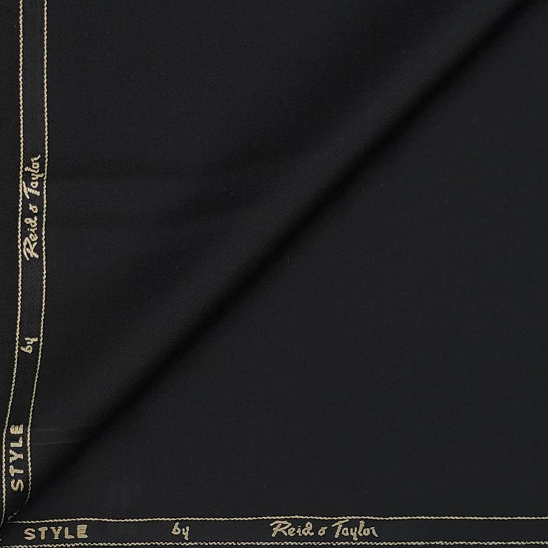 Koti Fabric Reid N Taylor Poly Viscose Plain Colour Black