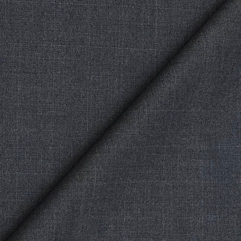 Koti Fabric Siyaram Poly Viscose Self Check Colour Grey