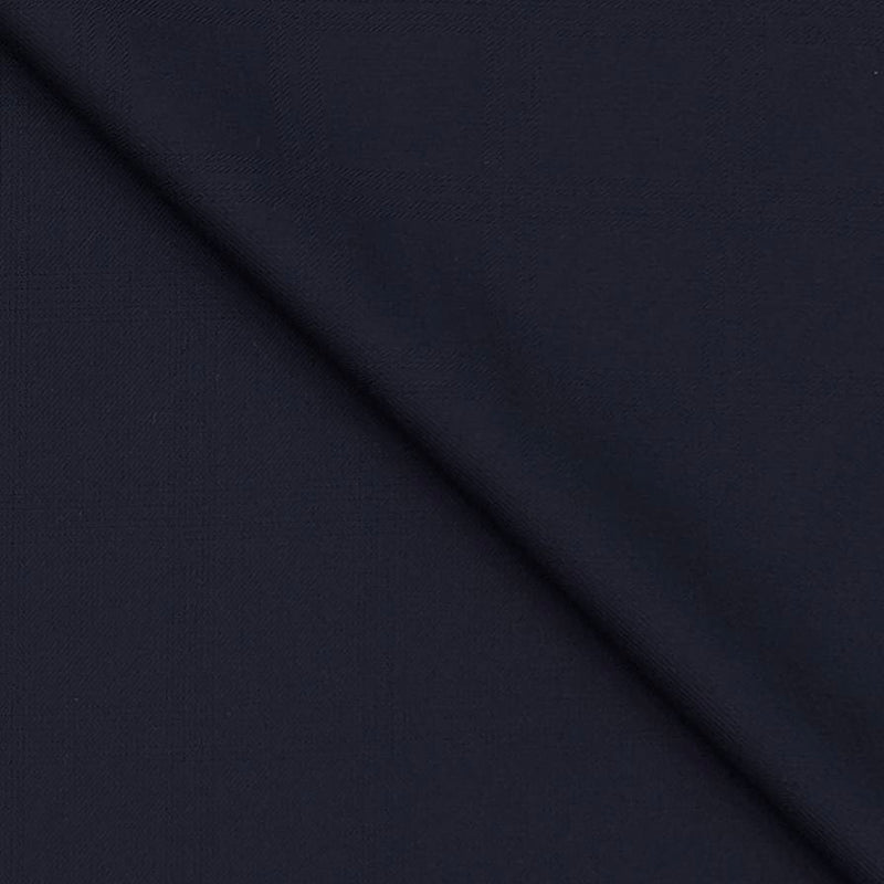 Koti Fabric Reid N Taylor Poly Viscose Mild Check Colour Midnight Blue