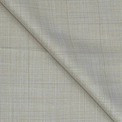 Koti Fabric Siyaram Poly Viscose Check Colour Beige