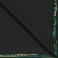 Koti Fabric Raymond Poly viscose Self Slub Colour Sage green