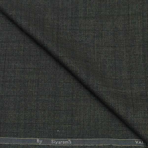 Koti Fabric Siyaram Poly Viscose Self Check Colour Sage Green