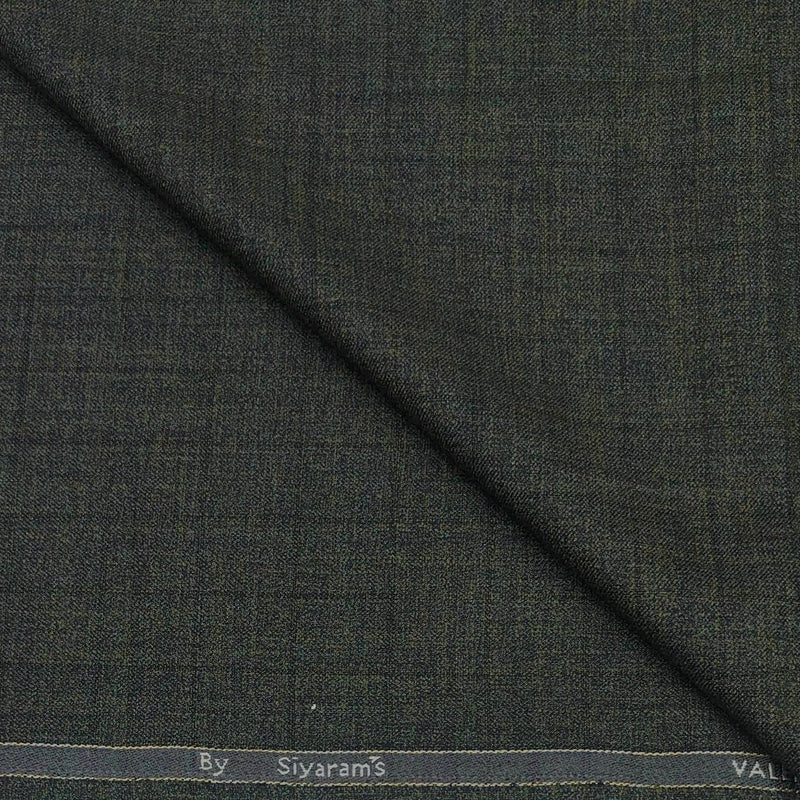 Koti Fabric Siyaram Poly Viscose Self Check Colour Sage Green
