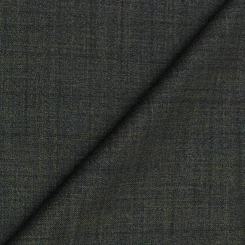 Koti Fabric Siyaram Poly Viscose Self Check Colour Sage Green