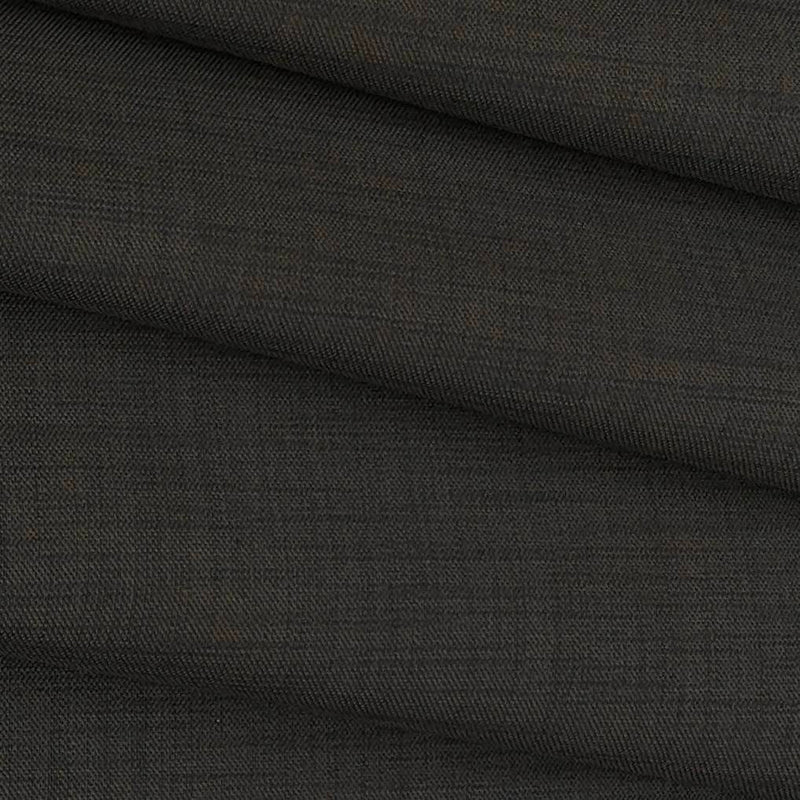 Fabric Siyaram Poly Viscose Self Slub Colour Dark Brown