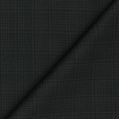 Koti Fabric Raymond Wool Blended Mild Check Colour Crow Black