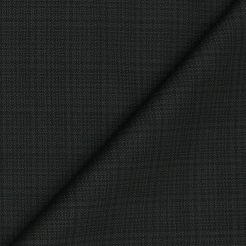 Koti Fabric Raymond Wool Blended Mild Check Colour Crow Black