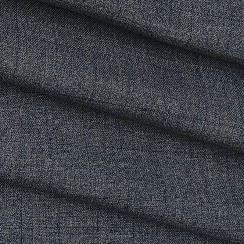 Koti Fabric Siyaram Poly Viscose Check Colour Greyish Blue