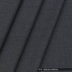 Trouser Faric Graviera 4Way Lycra Premium Plain Colour Worsted Grey