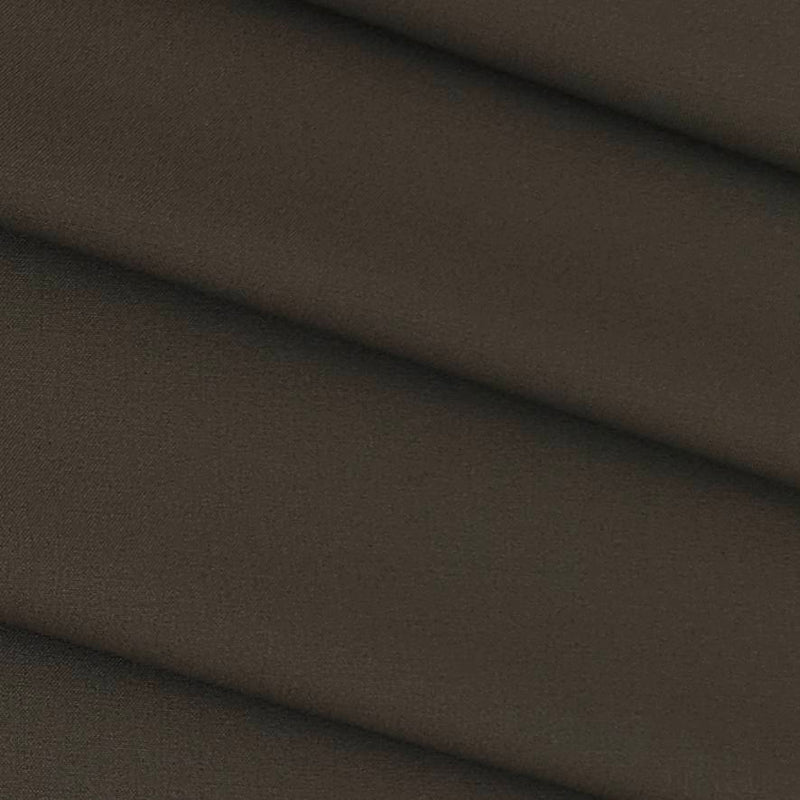 Trouser Fabric Graviera 4Way Lycra Premium Plain Colour Coffee Brown