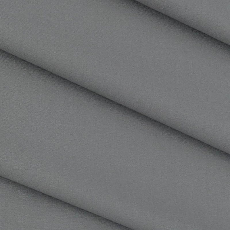 Trouser Fabric Graviera 4Way Lycra Premium Plain Colour Fossil Grey
