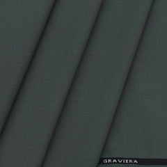 Trouser Fabric Graviera 4Way Lycra Premium Plain Colour Light Hunter Green