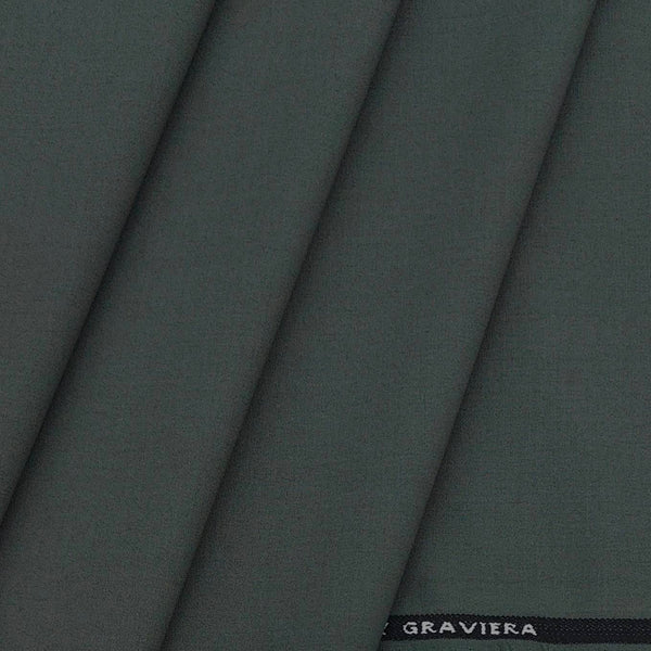 Trouser Fabric Graviera 4Way Lycra Premium Plain Colour Light Hunter Green