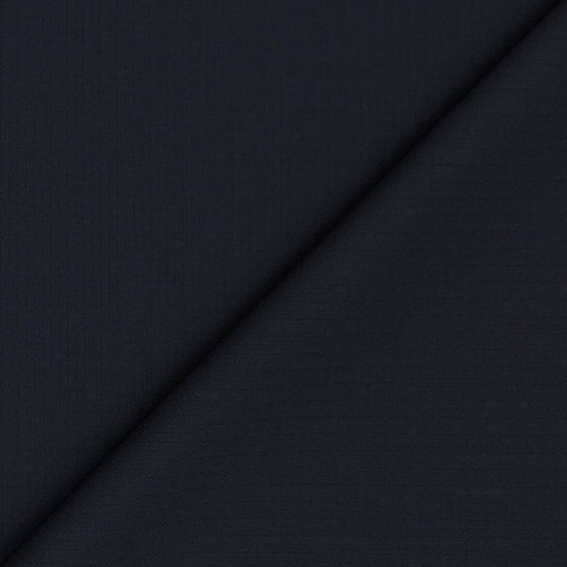 Trouser Fabric OCM Super 100s Wool Stretchable Blended Pin Lining Colour Midnight Blue