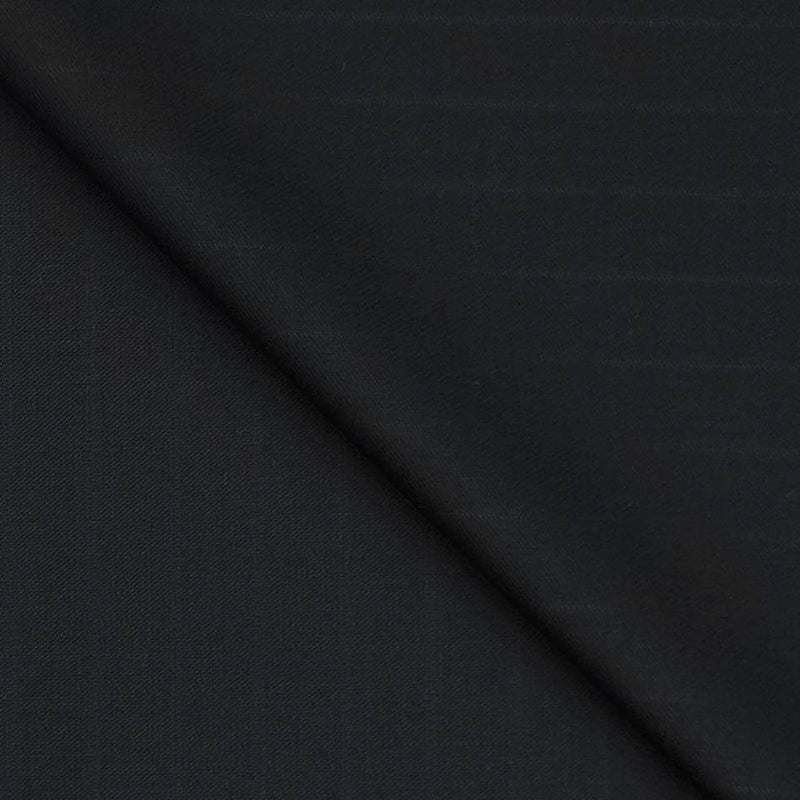Trouser Fabric OCM Wool Blended Mild Lining Colour Metal Black