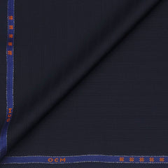 Trouser Fabric OCM Wool Blended Mild Lining Colour Berry Blue