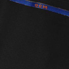 Trouser Fabric OCM Wool Blended Check Jacquard Colour Black