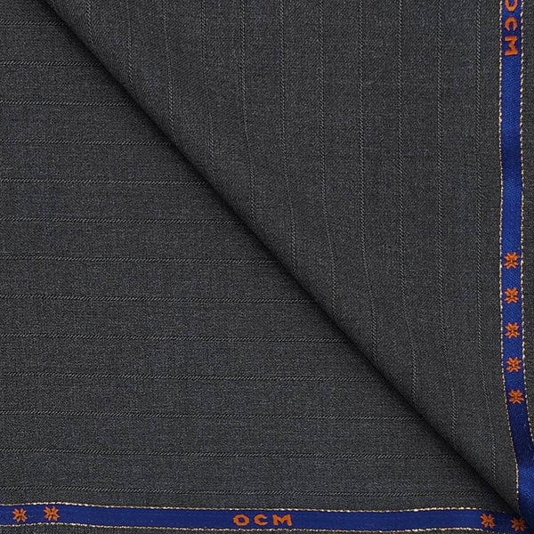 Trouser Fabric OCM Wool Blended Mild Lining Colour Shark Grey