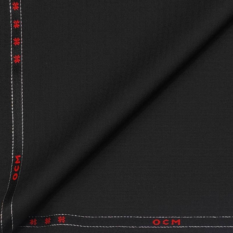 Trouser Fabric OCM Super 100s Wool Stretchable Blended Pin Lining Colour Coffee Brown
