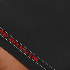 Trouser Fabric OCM Super 100s Wool Stretchable Blended Pin Lining Colour Coffee Brown