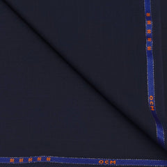 Trouser Fabric OCM Wool Blended Mild Lining Colour Resolution Blue