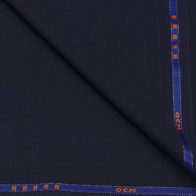 Trouser Fabric OCM Wool Blended Mild Lining Colour Resolution Blue