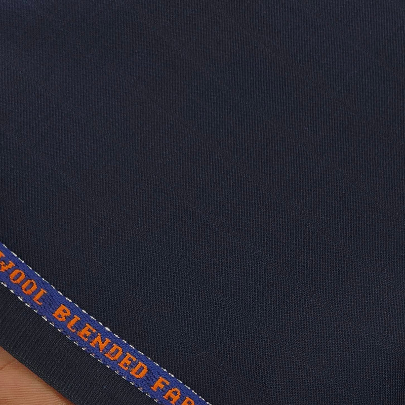 Trouser Fabric OCM Wool Blended Mild Lining Colour Resolution Blue