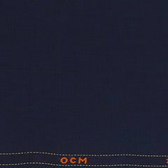 Trouser Fabric OCM Wool Blended Mild Broad Check Colour Neavy Blue
