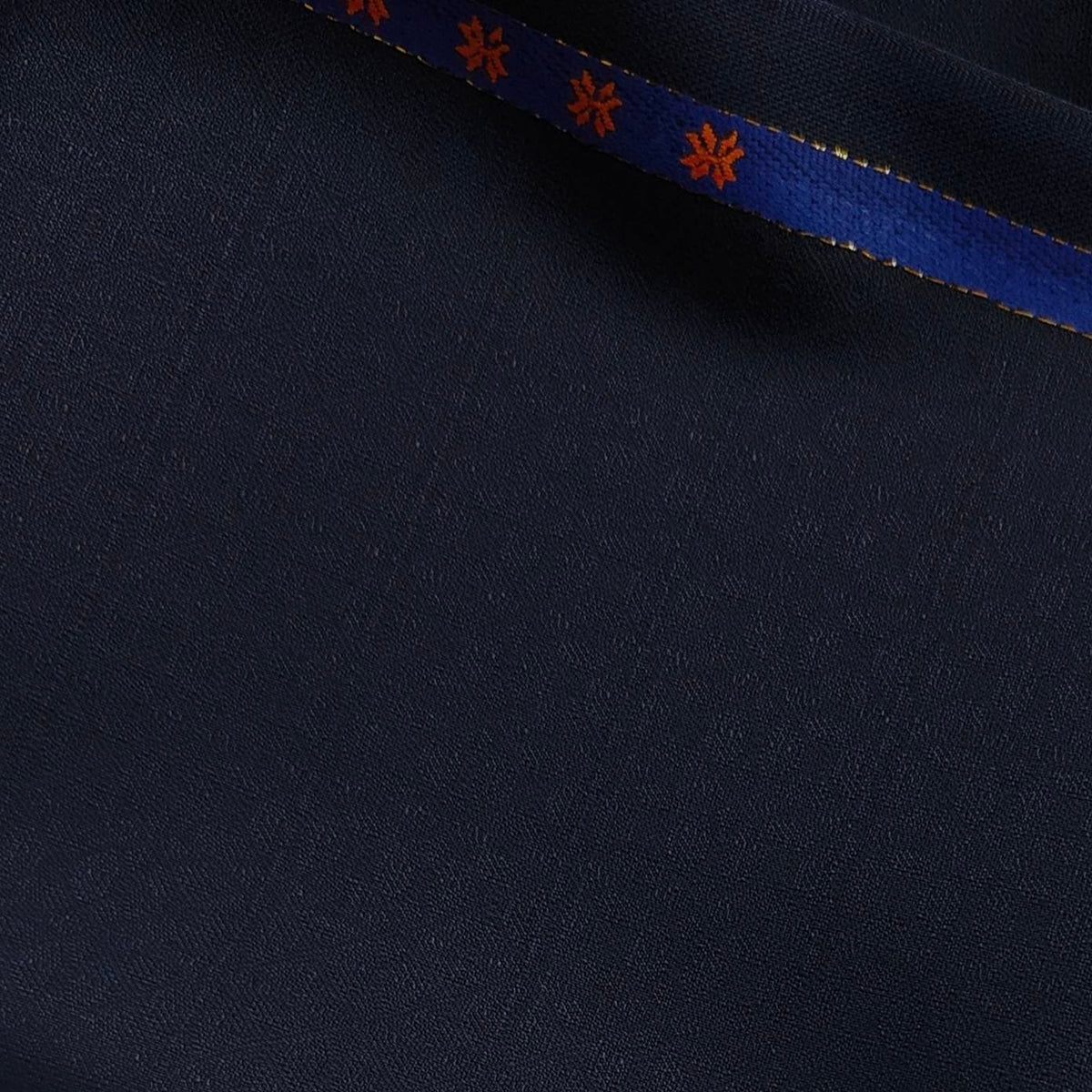 Trouser Fabric OCM Wool Blended Check Jacquard Colour Dark Blue