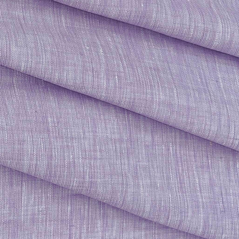 Shirt Fabric Raymond Pure Linen Plain Colour Lavender