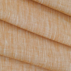 Shirt Fabric Raymond Pure Linen Plain Colour Apricot Peach