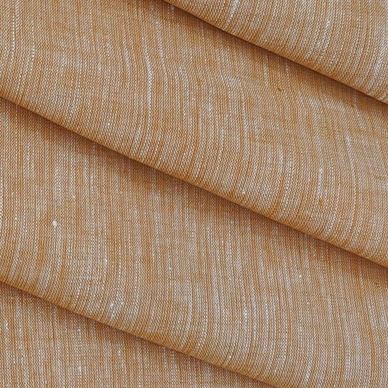 Shirt Fabric Raymond Pure Linen Plain Colour Sherbet Peach