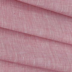 Shirt Fabric Raymond Pure Linen Plain Colour Puce Pink