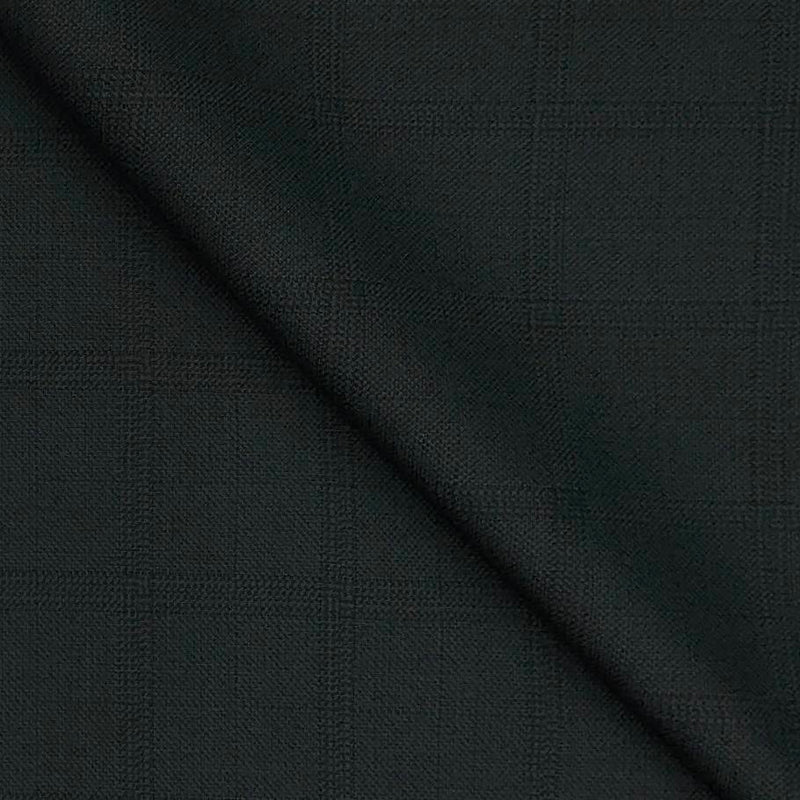Trouser Fabric Donear Wool Blended Mild Broad Check Colour Sacramento Green