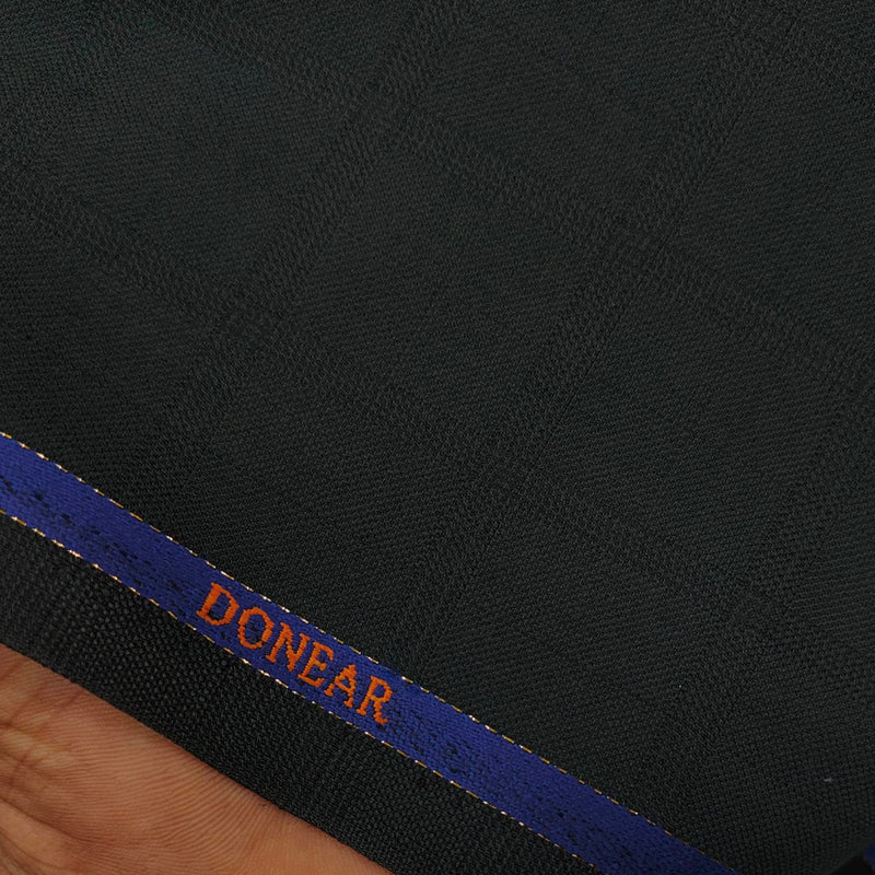 Trouser Fabric Donear Wool Blended Mild Broad Check Colour Sacramento Green