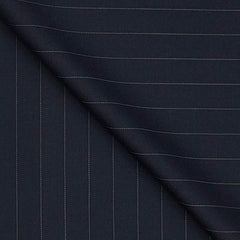 Trouser Fabric Donear Wool Blended Broad Lining Colour Dark Blue