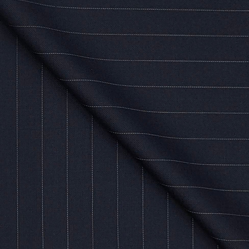 Trouser Fabric Donear Wool Blended Broad Lining Colour Dark Blue