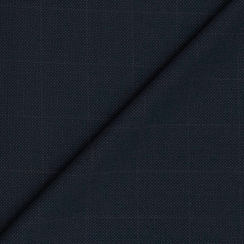 Trouser Fabric Donear Wool Blended Broad Check Colour Prussian Blue