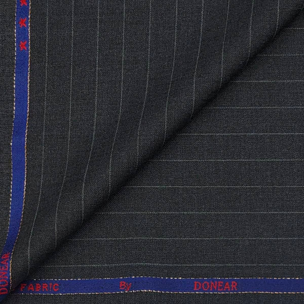 Trouser Fabric Donear Wool Blended Broad Lining Colour Lava Grey