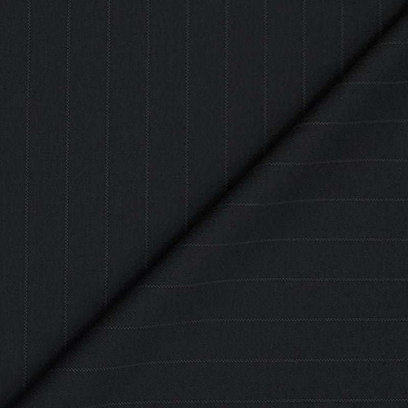 Trouser Fabric Donear Wool Blended Broad Lining Colour Black