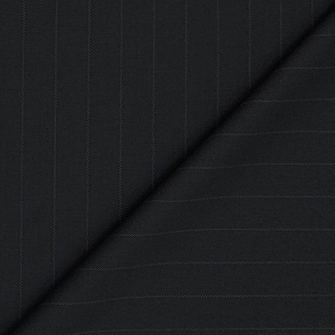 Trouser Fabric Donear Wool Blended Broad Lining Colour Black