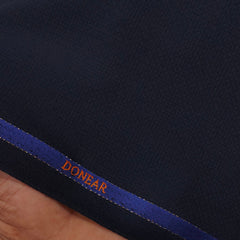 Trouser Fabric Donear Wool Blended Dobby Colour Midnight Blue