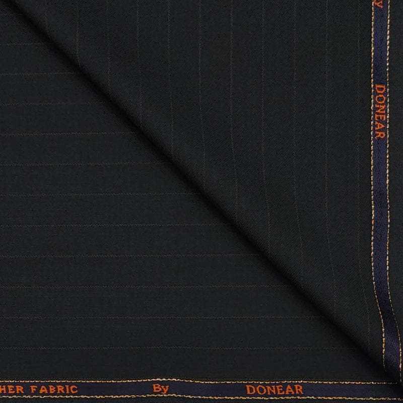Trouser Fabric Donear Wool Blended Broad Lining Colour Brownish Black