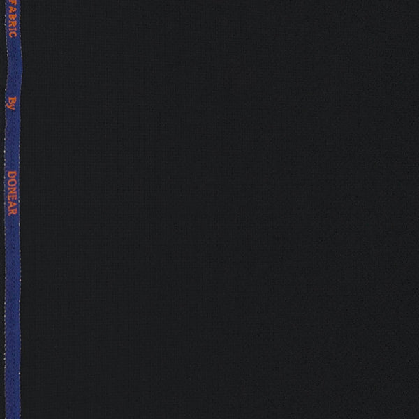 Trouser Fabric Donear Wool Blended Dobby Colour Black
