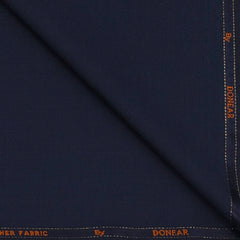 Trouser Fabric Donear Wool Blended Self Texture Colour Resolution Blue