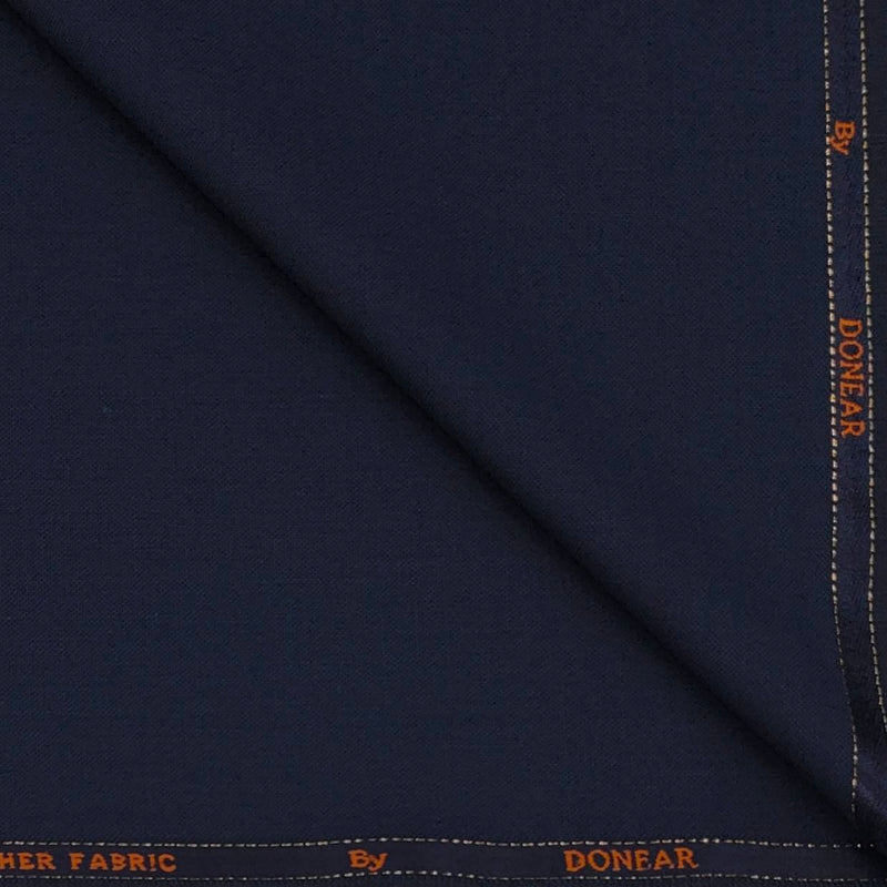 Trouser Fabric Donear Wool Blended Self Texture Colour Resolution Blue