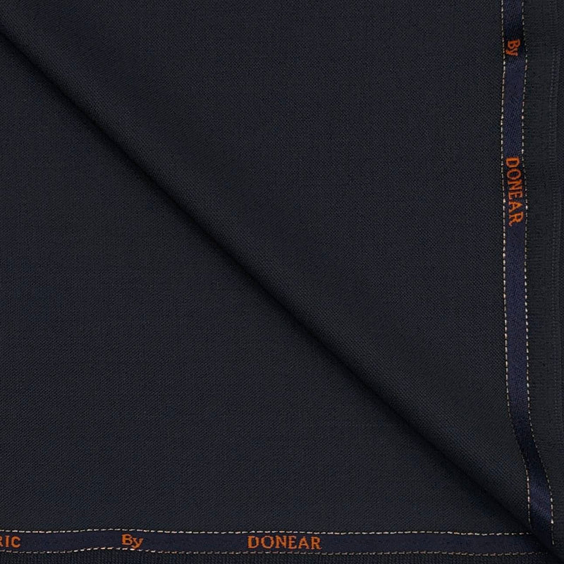 Trouser Fabric Donear Wool Blended Self Texture Colour Steel Grey