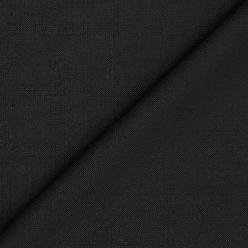 Trouser Fabric Donear Wool Blended Mild Broad Check Colour Dark Mocha Brown